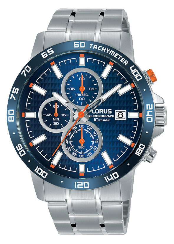 Lorus chronograph sale 100m tachymeter