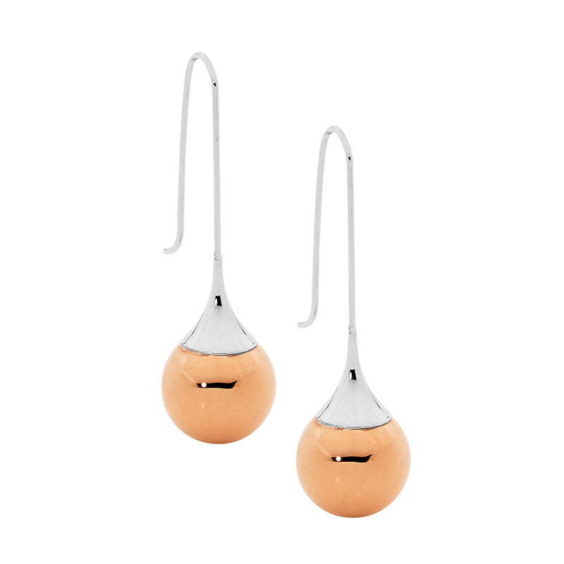 ELLANI Stainless Steel Long Drop Earrings