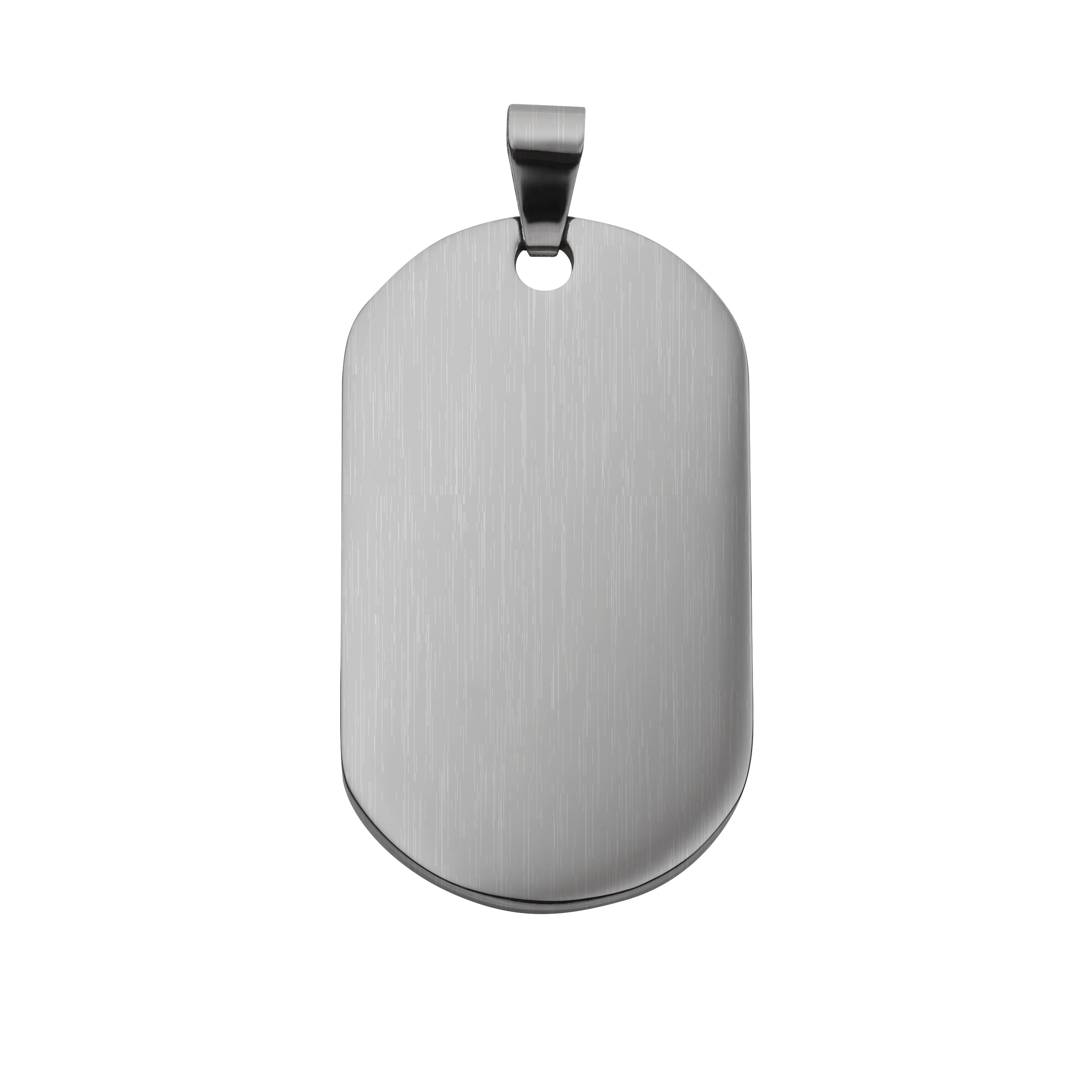 Stainless steel dog tag