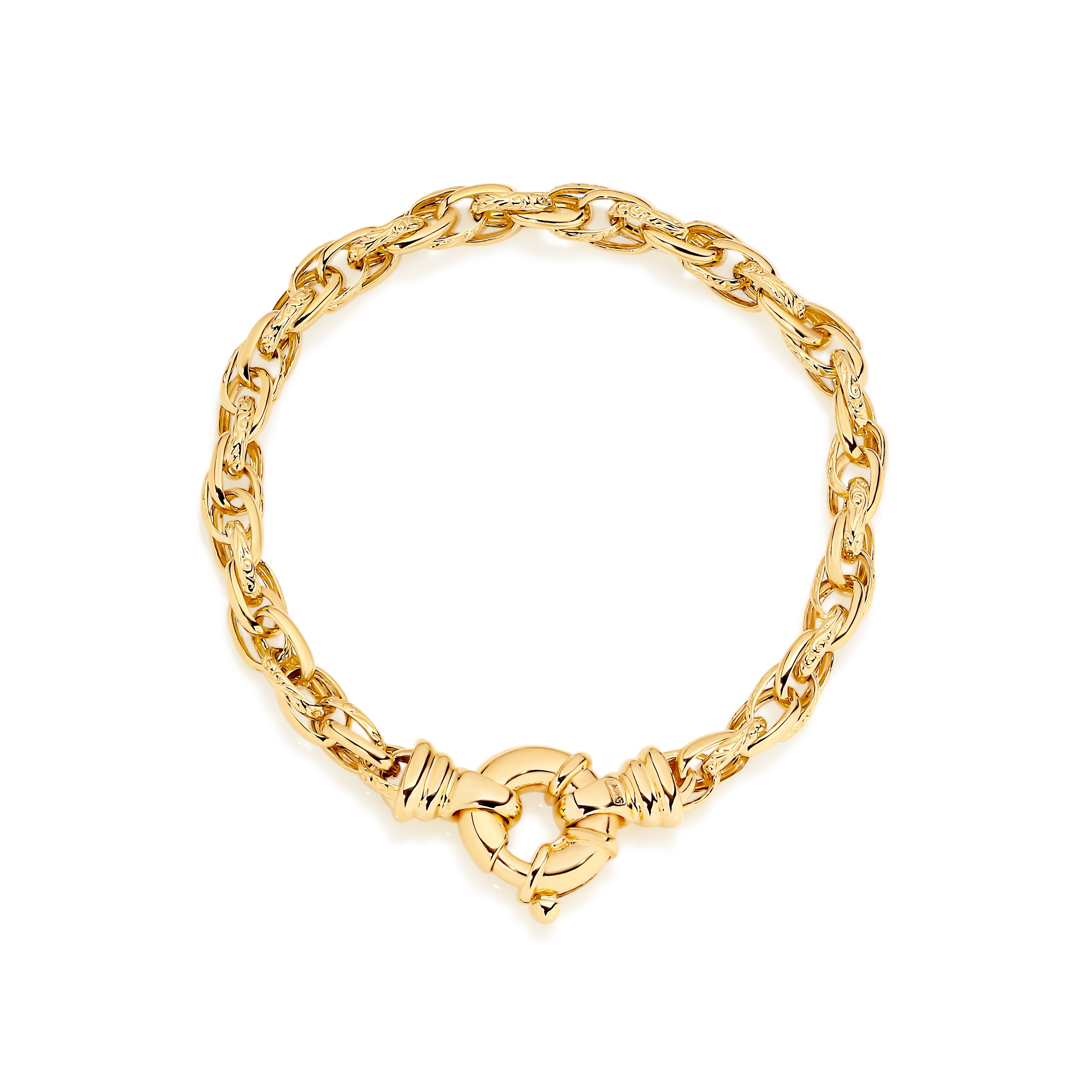 9ct solid gold bracelet