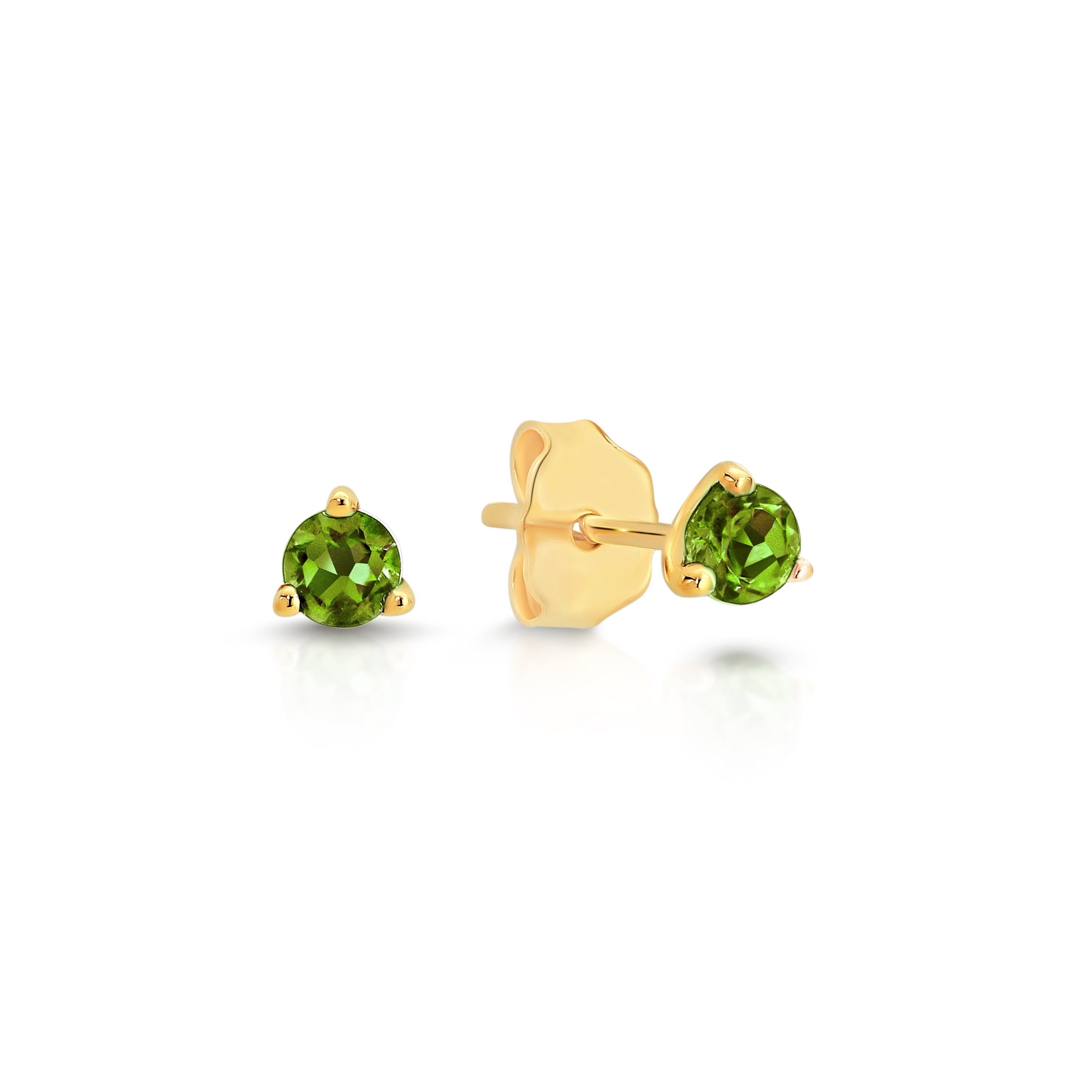 9ct gold deals peridot earrings